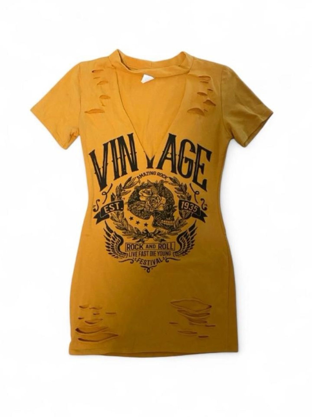 Windsor yellow rock n roll top